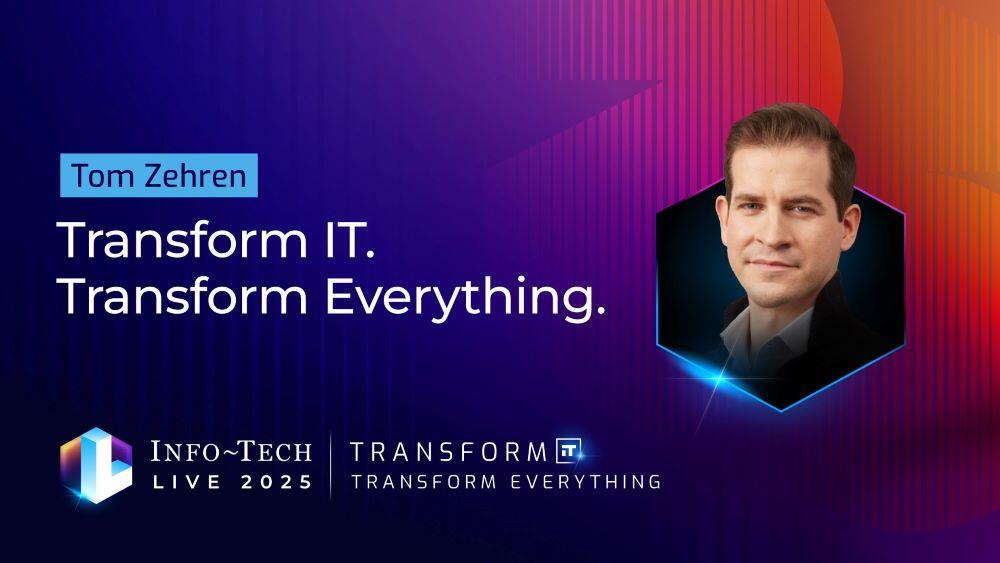 Thought model representing Transform IT, Transform Everything