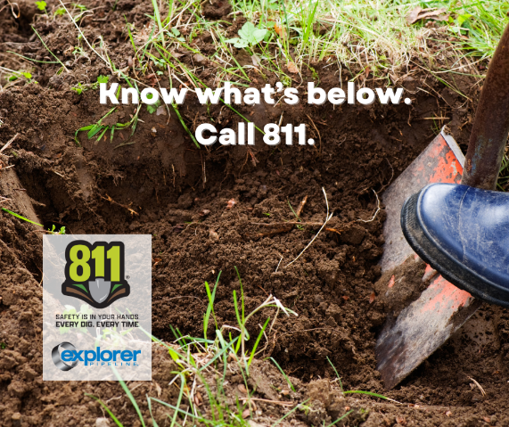 AUG. 11 (8/11) SERVES AS A REMINDER FOR DALLAS RESIDENTS TO CONTACT 811 BEFORE DIGGING